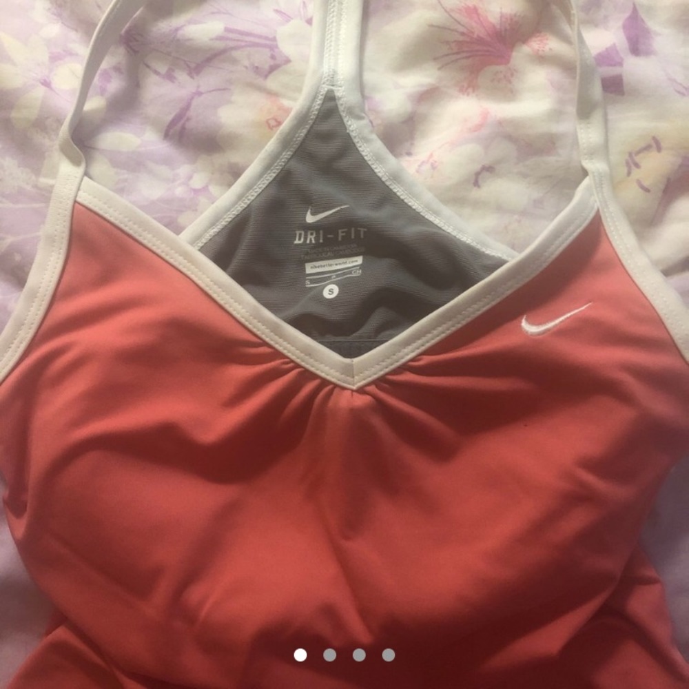 Pink vintage nike dry fit top